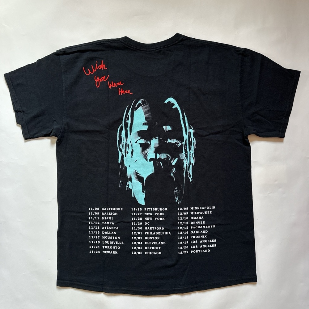 Travis Scott astroworld USA Tour Tee 2019 Black